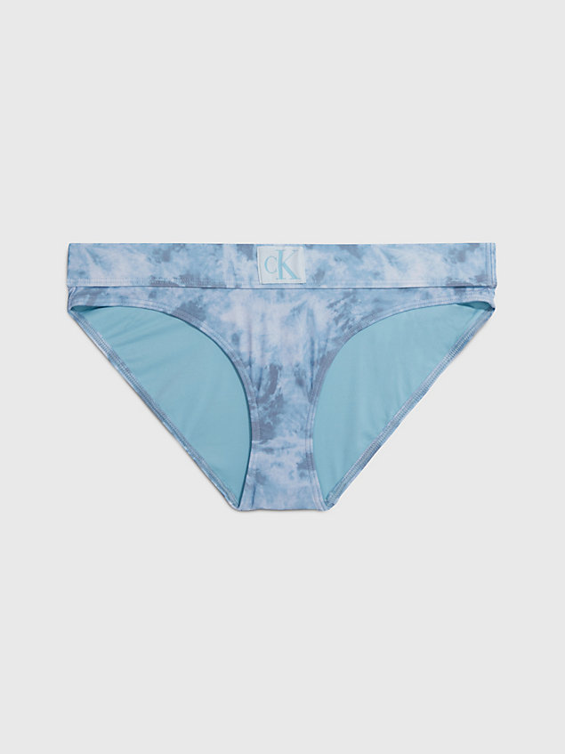 blue bikini bottoms - ck authentic for women calvin klein
