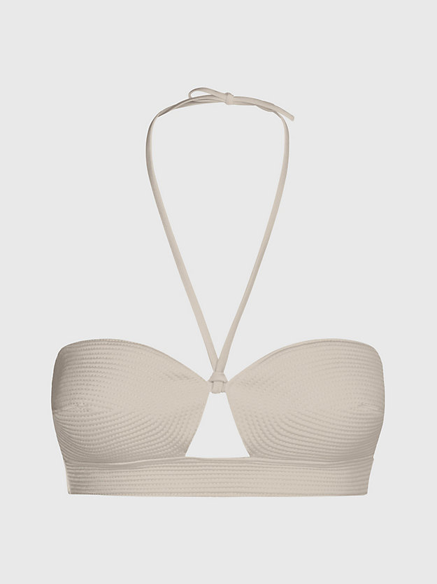 STONY BEIGE Bralette Bikini-Top – Structured für Damen CALVIN KLEIN