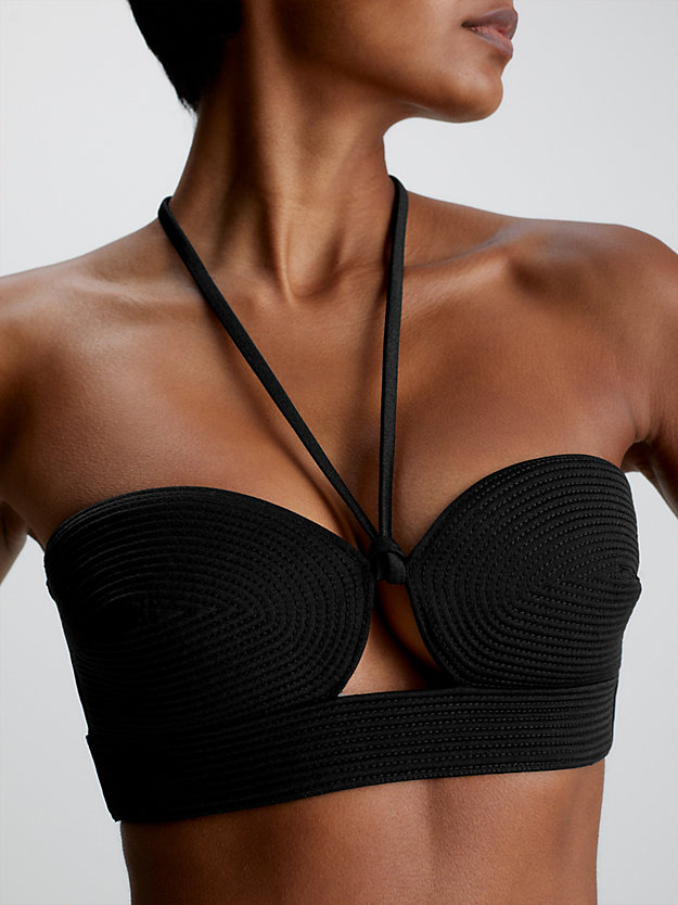 PVH BLACK Bralette bikinitop - Structured voor dames CALVIN KLEIN