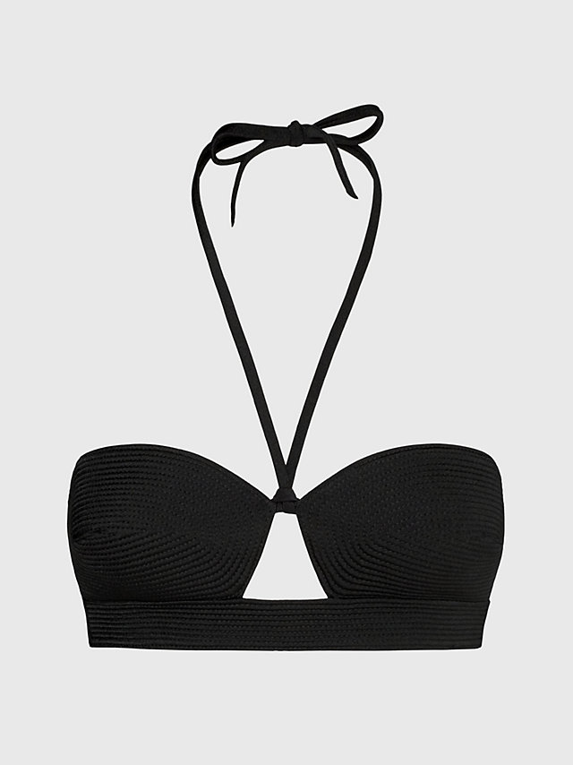 Pvh Black Bralette Bikini-Top – Structured undefined Damen Calvin Klein