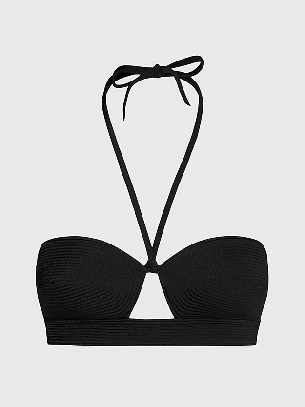 PVH BLACK Bralette Bikini-Top – Structured für Damen CALVIN KLEIN