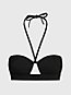 pvh black bralette bikini top - structured for women calvin klein