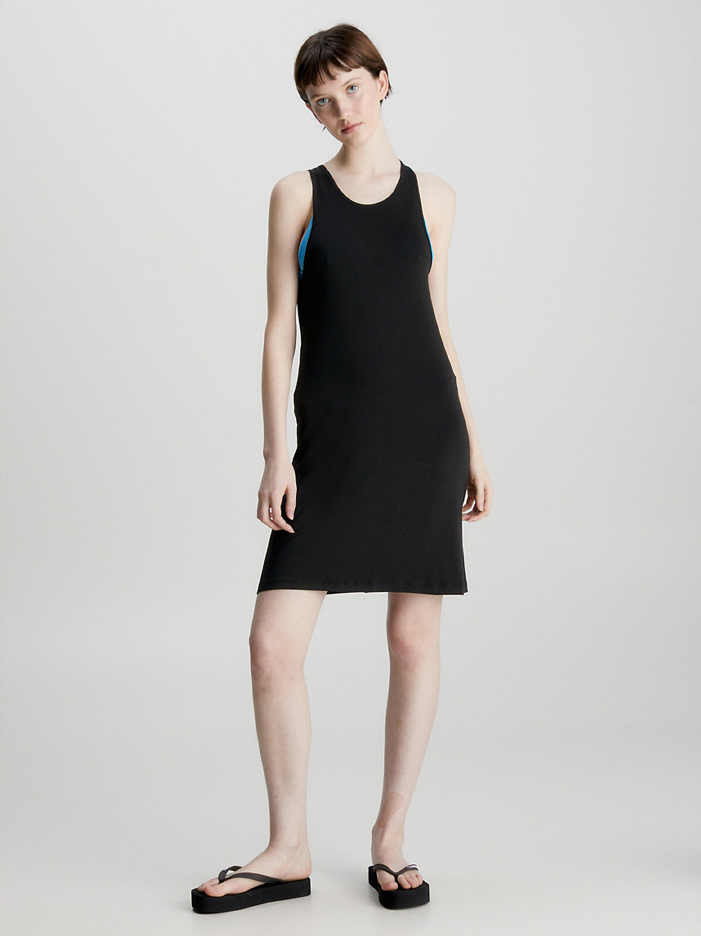 PVH BLACK Beach Tank Dress - Intense Power undefined women Calvin Klein