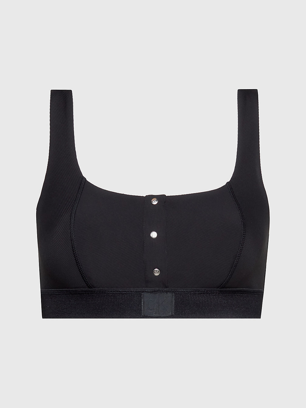 PVH BLACK Bralette-Bikini-Top – CK Monogram Rib undefined Damen Calvin Klein