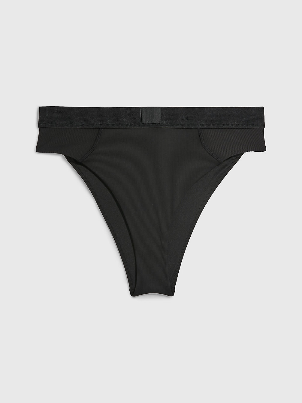 PVH BLACK High Waist Bikinihosen – CK Monogram Rib undefined Damen Calvin Klein