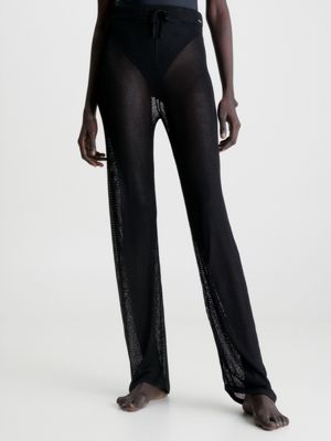 PVH BLACK Doorzichtige Gebreide Strandbroek undefined dames Calvin Klein