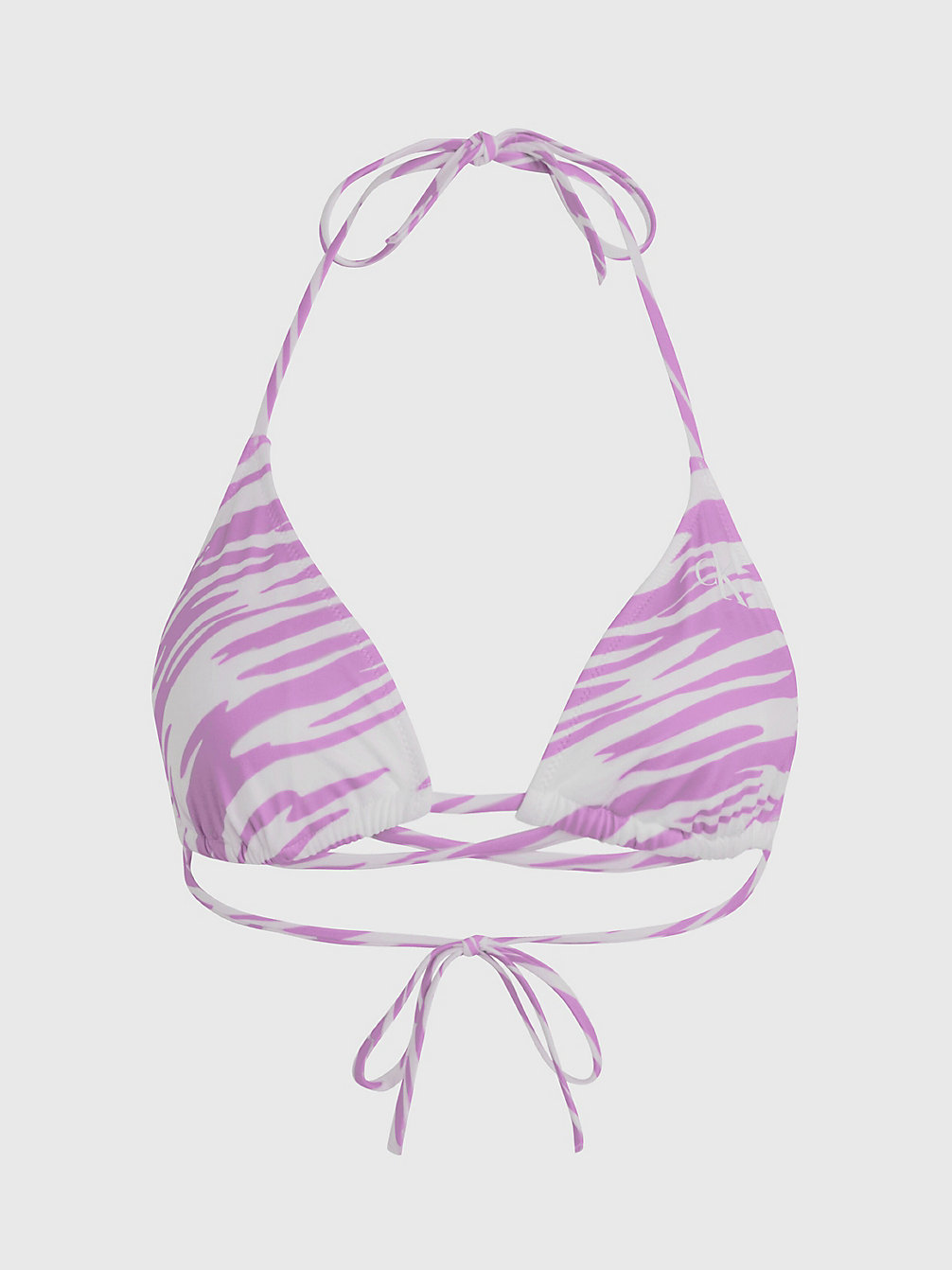 ECOM PURPLE ZEBRA AOP Triangel Bikini-Top – CK Print undefined Damen Calvin Klein