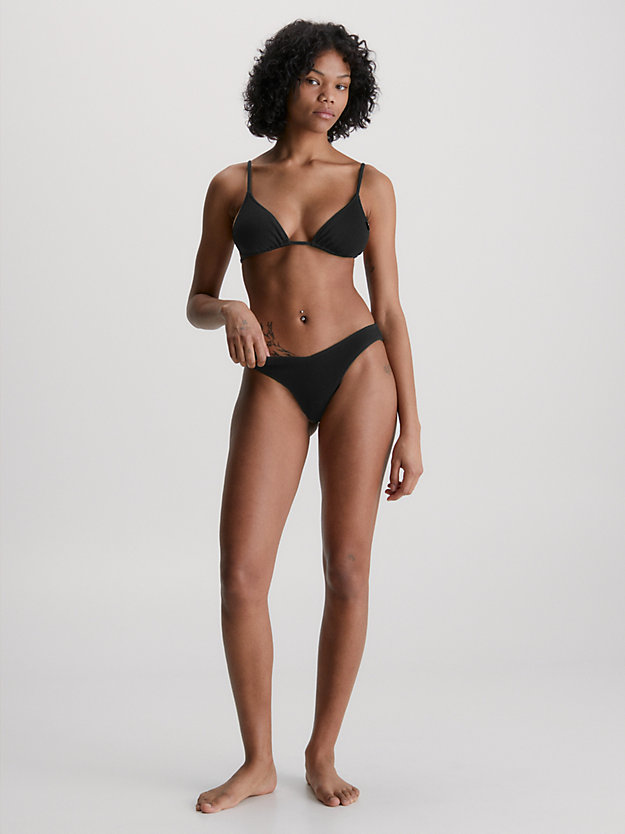 PVH BLACK Haut de bikini triangle - CK Texture for femmes CALVIN KLEIN