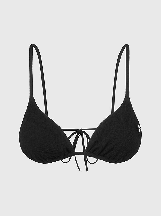 PVH BLACK Trójkątna góra od bikini - CK Texture dla Kobiety CALVIN KLEIN