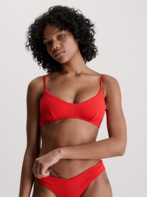 Calvin klein shop red bikini set