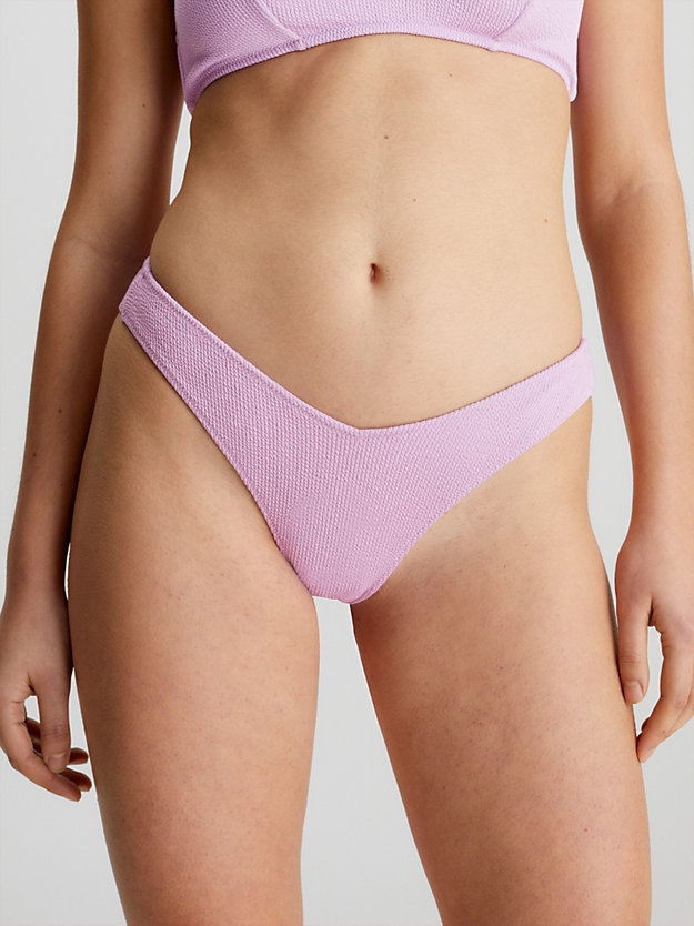 iris mist brazilian bikini bottoms - ck texture for women calvin klein