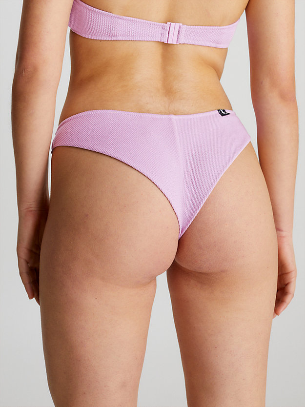 IRIS MIST Brazilian Bikini Bottoms - CK Texture for women CALVIN KLEIN