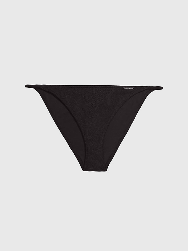 bas de bikini - structured black pour femmes calvin klein
