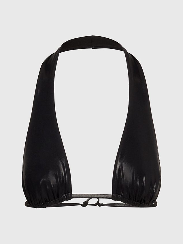 black neckholder-bikini-top - neo archive für damen - calvin klein