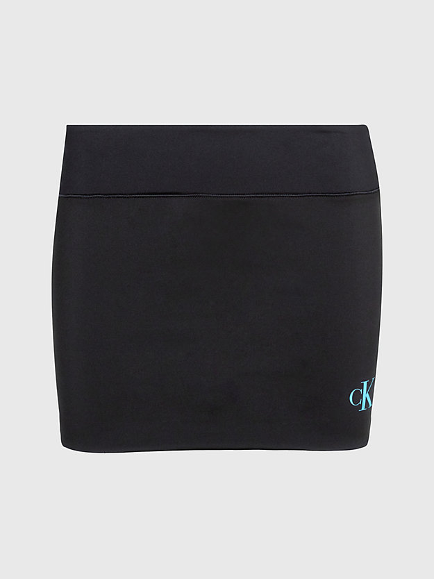 pvh black beach skirt - ck monogram for women calvin klein