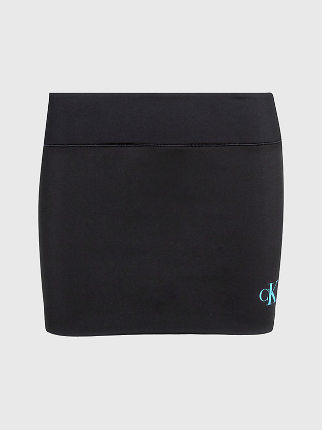 black beach skirt - ck monogram for women calvin klein