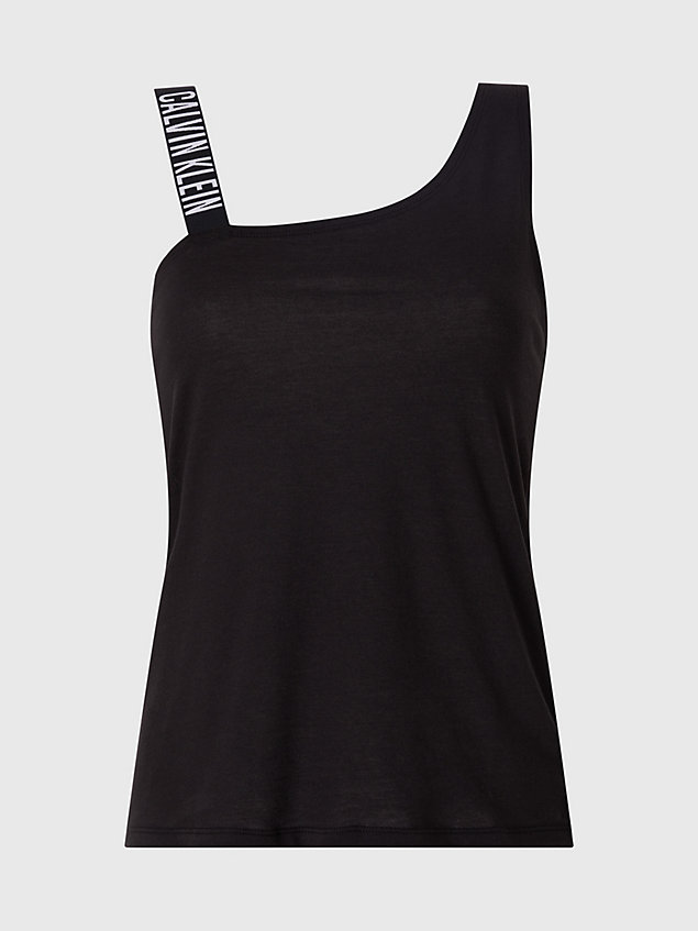 camiseta de tirantes de playa - intense power black de mujer calvin klein