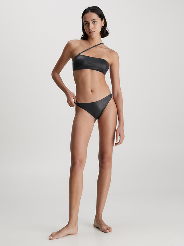 pvh black bandeau bikinitop - neo archive voor dames - calvin klein