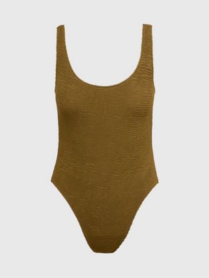 Cut Out Swimsuit - CK Texture Calvin Klein® | KW0KW02214GX3
