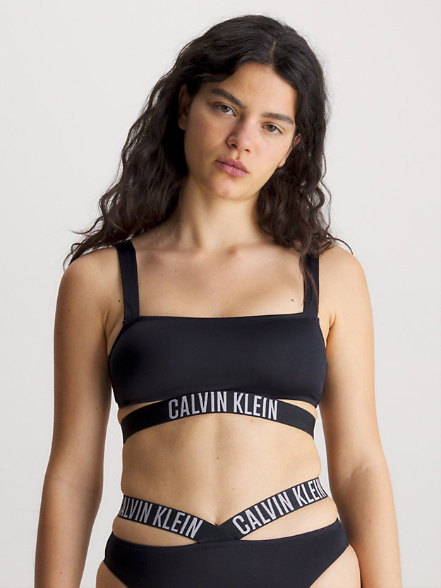 PVH BLACK Top bikini a reggiseno - Intense Power da donna CALVIN KLEIN
