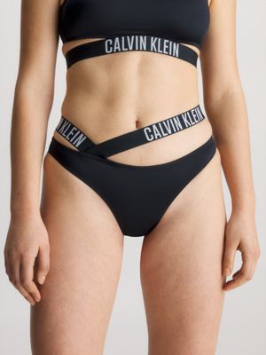 Calvin Klein Swimwear BRAZILIAN - Bikini bottoms - pvh black/black