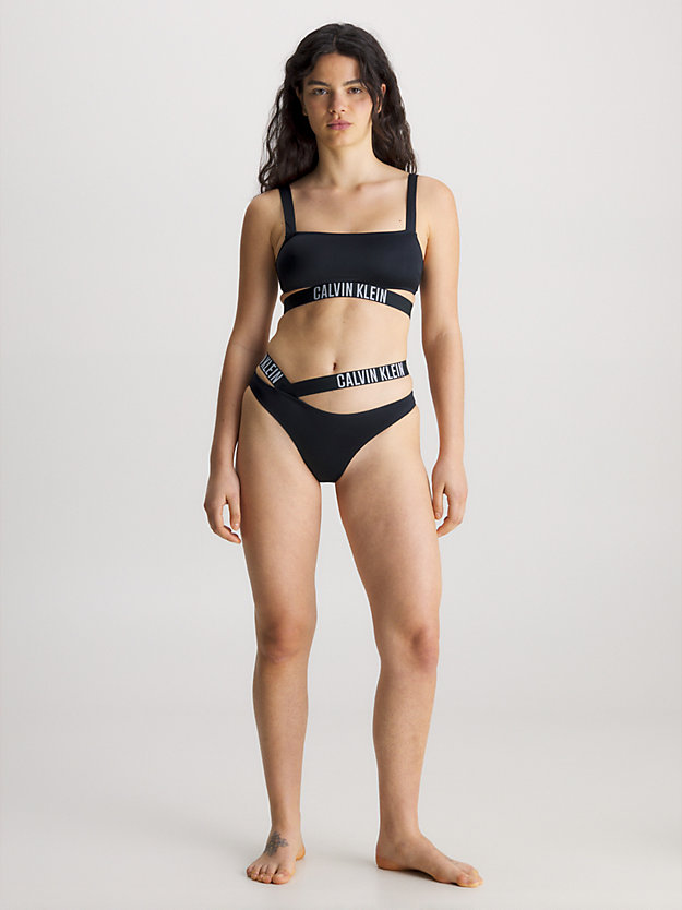 pvh black brazilian bikinihosen – intense power für damen - calvin klein