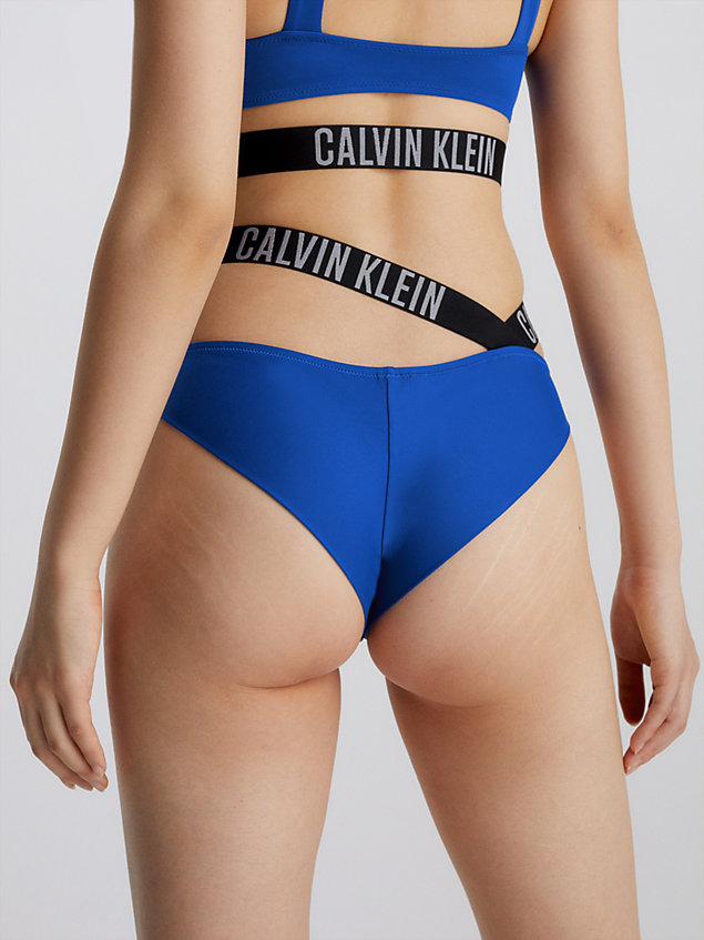 blue brazilian bikini bottoms - intense power for women calvin klein
