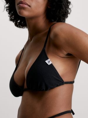 Triangle Bikini Top - CK Texture Calvin Klein® | KW0KW02233BEH | Triangel-Bikinis