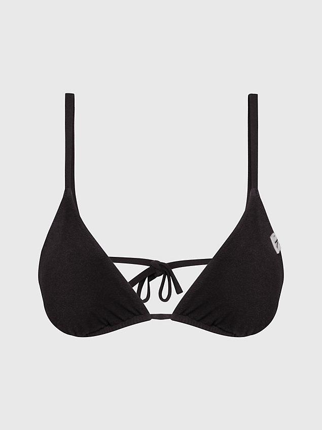 black triangel bikinitop - ck texture voor dames - calvin klein