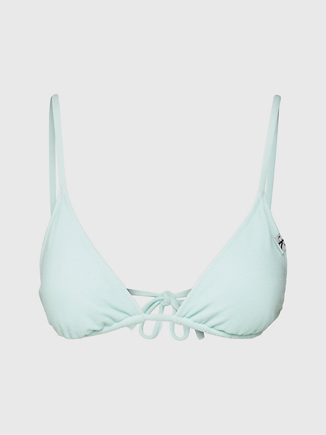 green triangel bikini-top – ck texture für damen - calvin klein