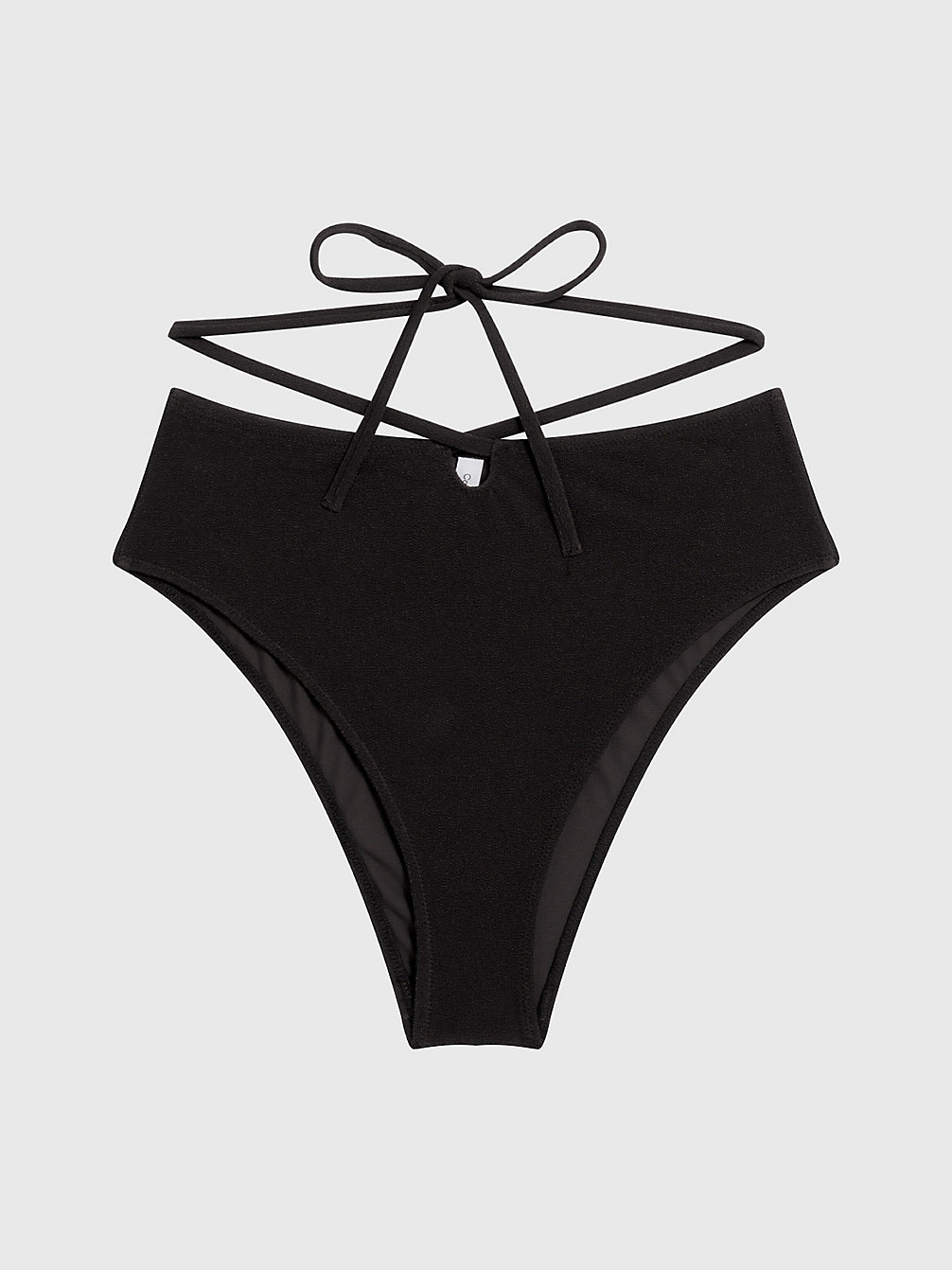 PVH BLACK High Waisted Bikini Bottoms - CK Texture undefined women Calvin Klein