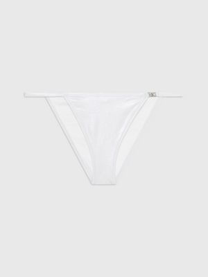 Calvin Klein Underwear metallic-finish Brazilian Bikini Bottoms