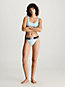 keepsake blue high waisted bikini bottoms - ck96 for women calvin klein