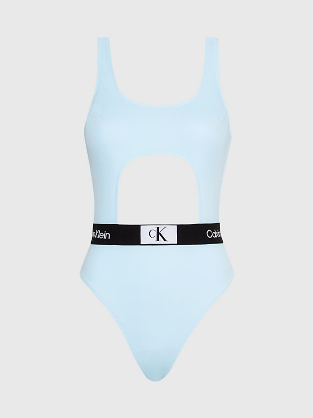 keepsake blue cut out swimsuit - ck96 for women calvin klein