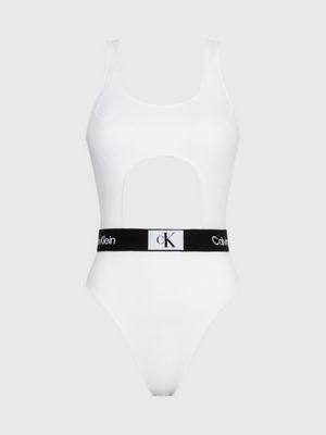 Calvin klein outlet swimwear white