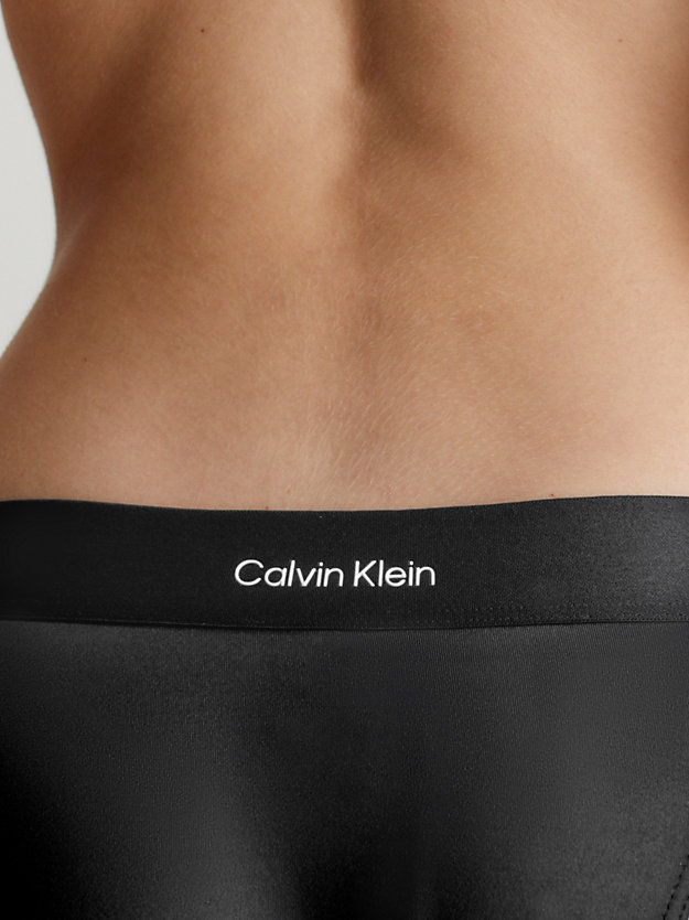 pvh black brazilian bikini bottoms - ck refined for women calvin klein