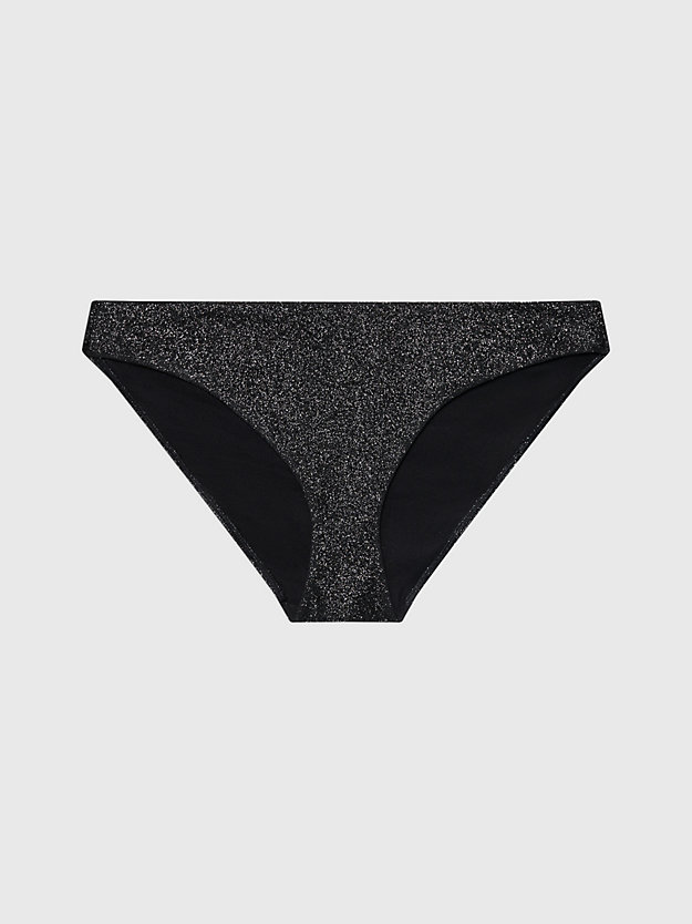 bas de bikini - archive solids pvh black pour femmes calvin klein