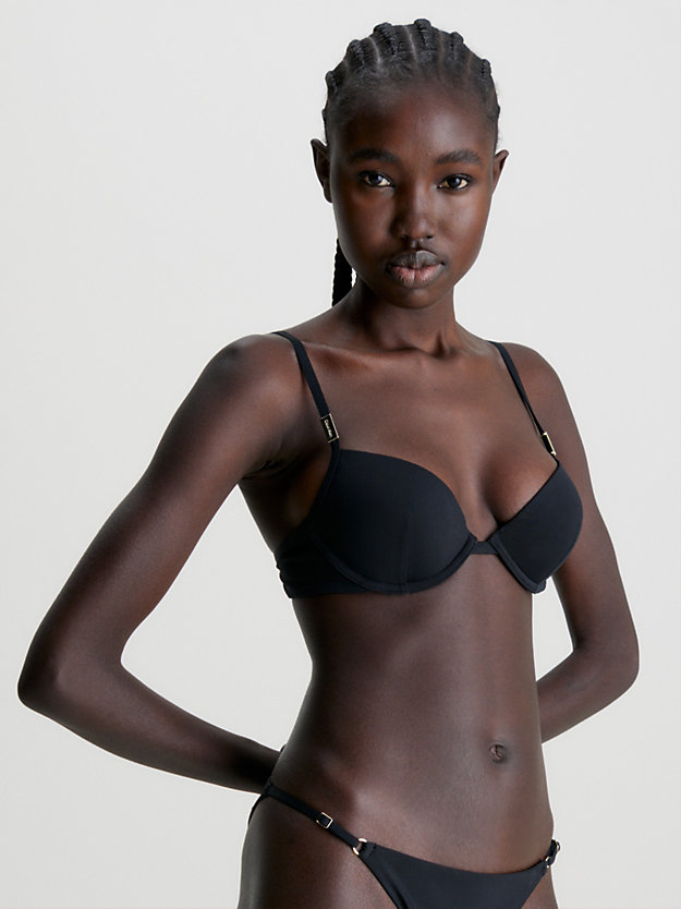 PVH BLACK Push-up bikinitop - Core Solids voor dames CALVIN KLEIN
