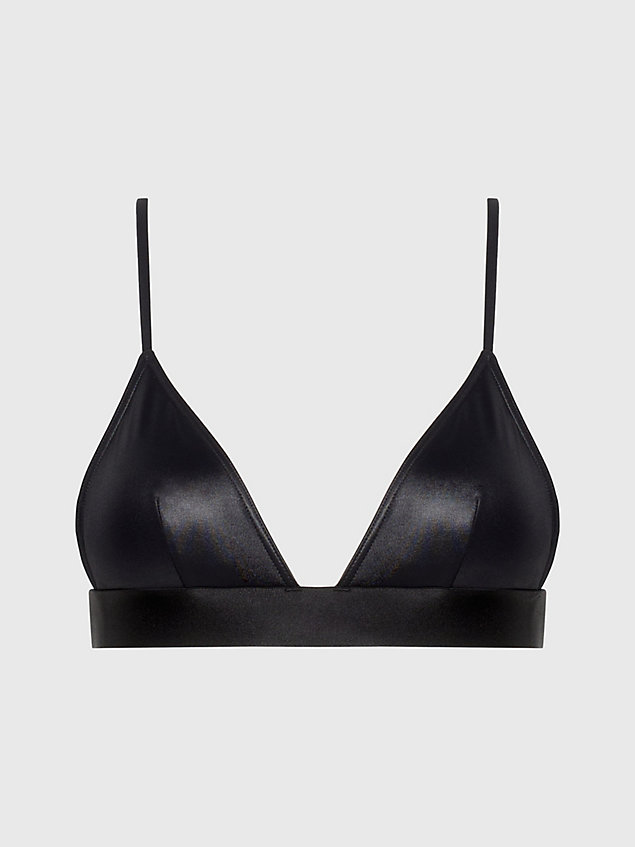 black trójkątna góra od bikini - ck refined dla kobiety - calvin klein