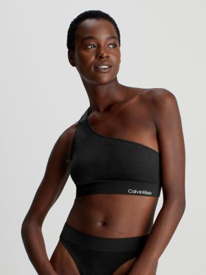 Calvin Klein One-Shoulder Cut-Out Bikini Top - Macy's