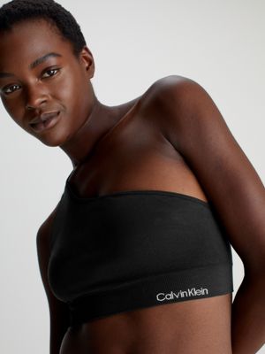 One Shoulder Bikini Top - CK Meta Essentials Calvin Klein