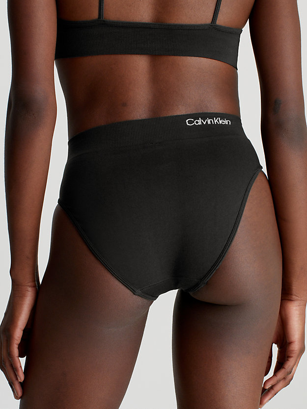 pvh black bikinibroekje - ck meta essentials voor dames - calvin klein