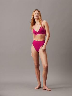 festival fuchsia bikini bottoms - ck meta essentials for women calvin klein