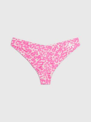 Brazilian Bikini Bottoms CK Leopard Calvin Klein KW0KW023190JW