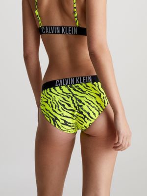 ip zebra citrust burst aop bikini bottoms - intense power for women calvin klein