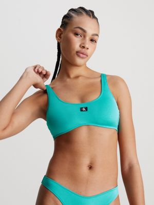 Bralette Bikini Top - CK Monogram Calvin Klein®