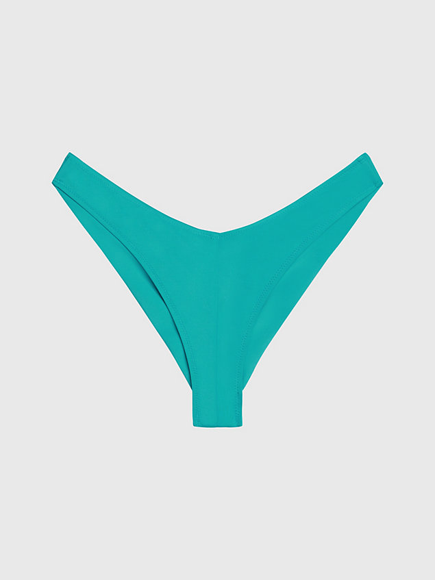 blue brazylijski dół od bikini - ck monogram dla kobiety - calvin klein