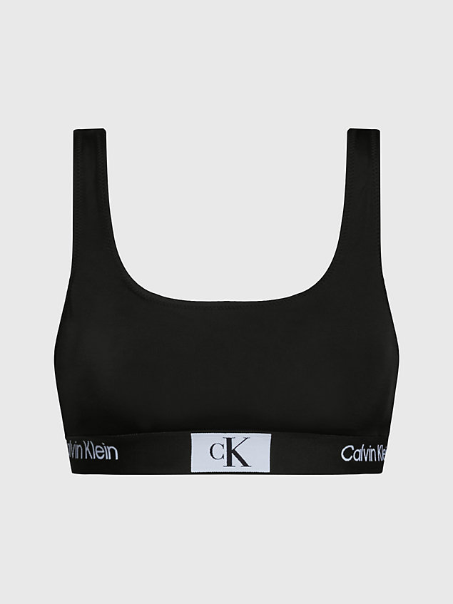 black bralette bikini-top - ck96 für damen - calvin klein