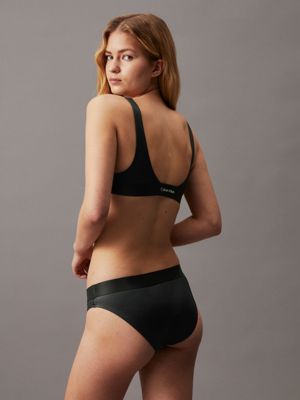 pvh black bikini bottoms - ck refined for women calvin klein