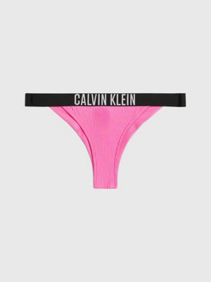 Calvin Klein High Waisted Bikini Bottoms - Ck96 in Blue
